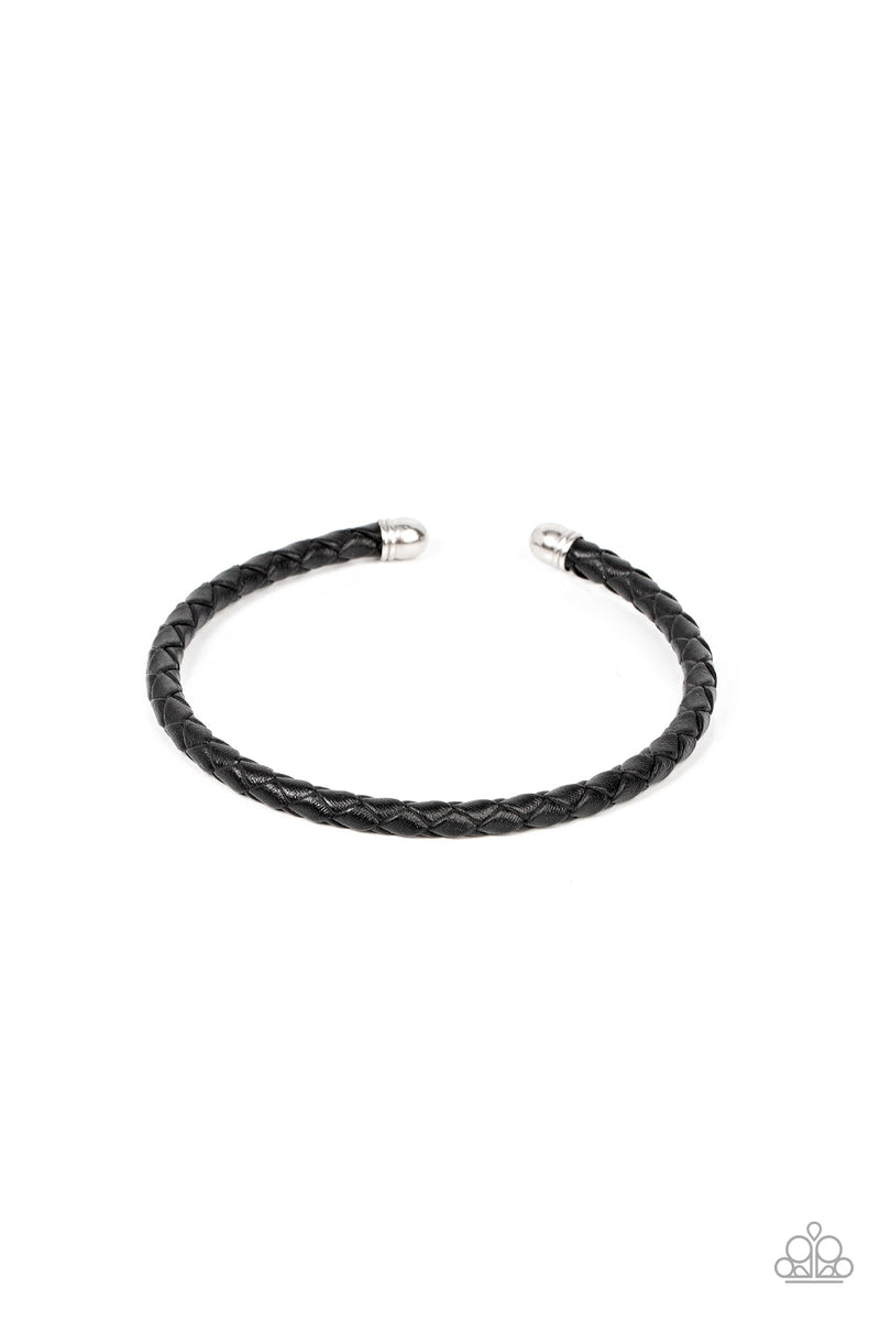 Buy online Black Leather Bracelet from Accessories for Men by Oomph for  ₹499 at 55% off | 2024 Limeroad.com