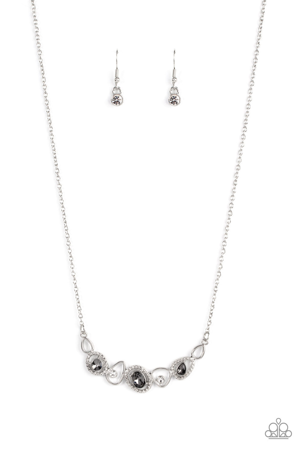 five-dollar-jewelry-celestial-cadence-silver-necklace-paparazzi-accessories
