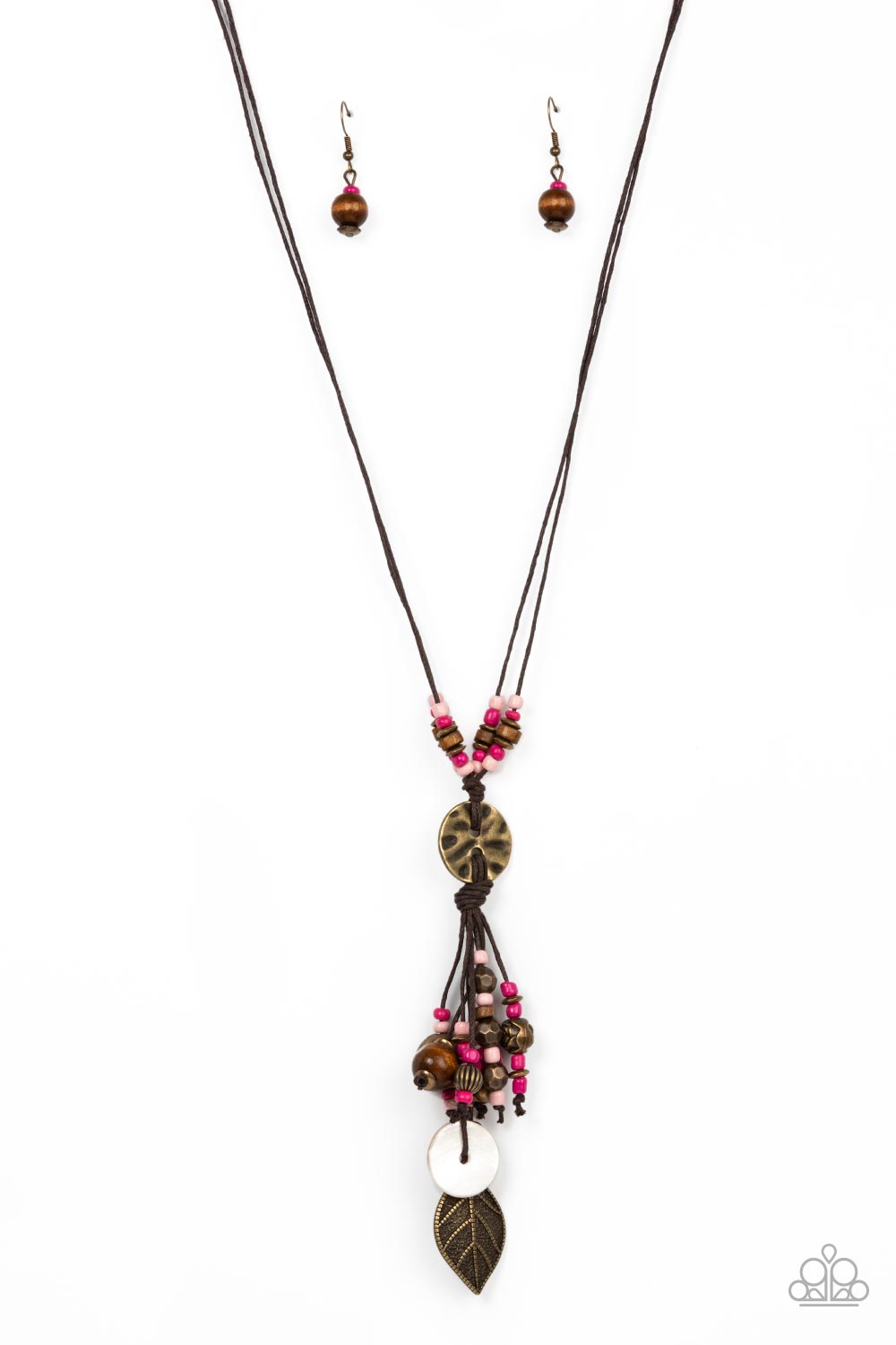 five-dollar-jewelry-knotted-keepsake-pink-necklace-paparazzi-accessories