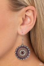 Twinkly Translation - Purple Earrings - Paparazzi Accessories