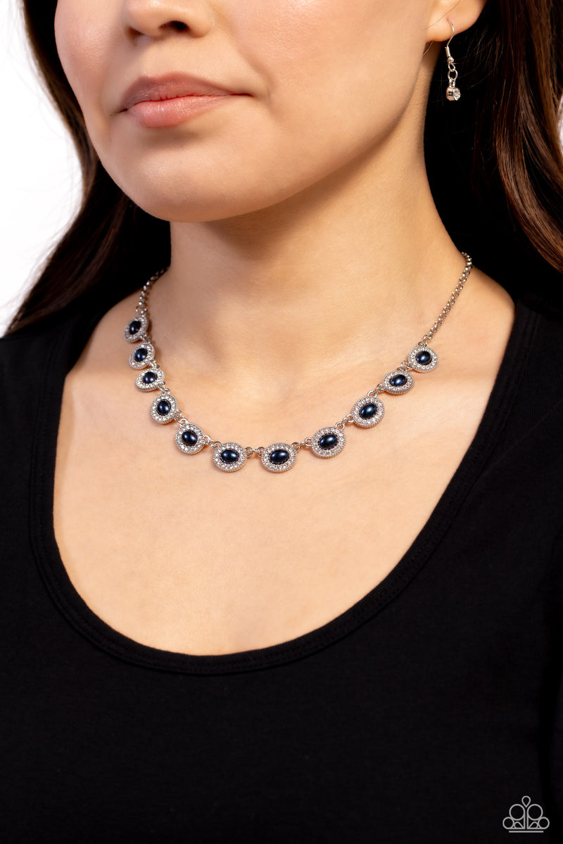 Modest Masterpiece - Blue Necklace - Paparazzi Accessories