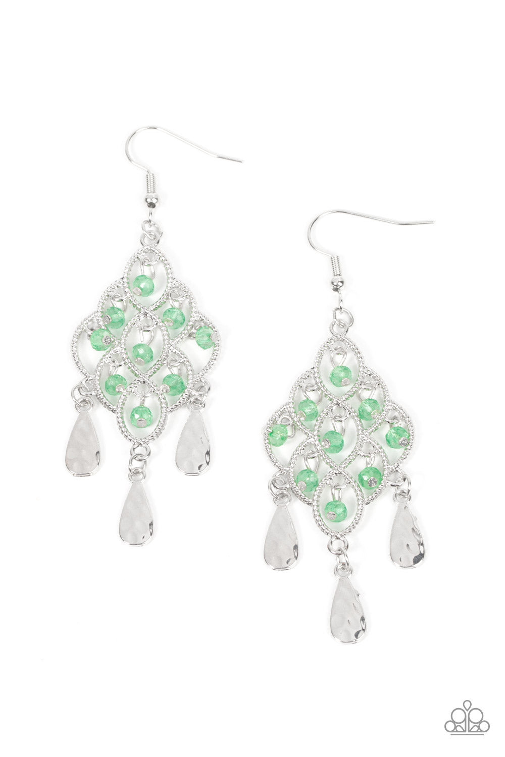 five-dollar-jewelry-sentimental-shimmer-green-earrings-paparazzi-accessories