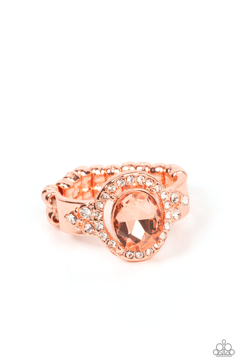 five-dollar-jewelry-dazzling-i-dos-copper-ring-paparazzi-accessories