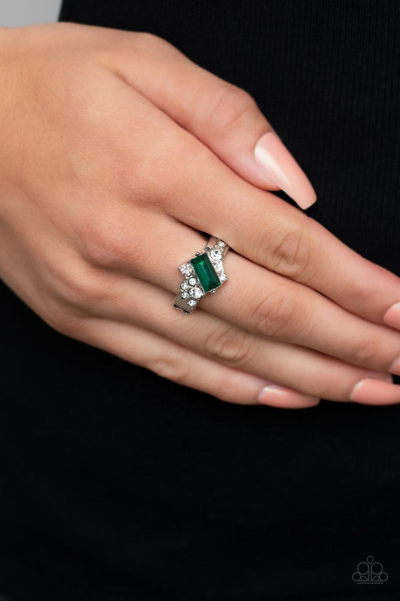 Tip the Balance - Green Ring - Paparazzi Accessories