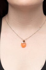 Cherokee Canyon - Orange Necklace - Paparazzi Accessories