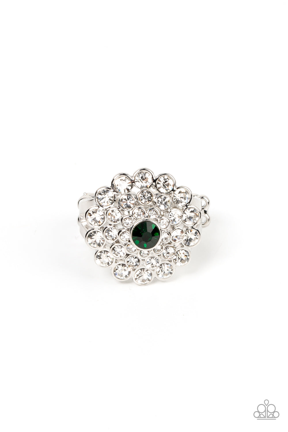 five-dollar-jewelry-effervescent-crescendo-green-ring-paparazzi-accessories