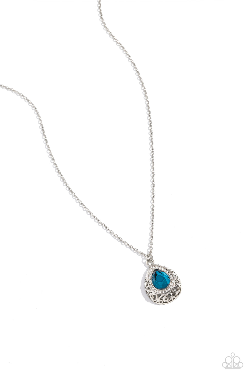five-dollar-jewelry-gracefully-glamorous-blue-necklace-paparazzi-accessories