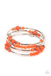 five-dollar-jewelry-whimsically-whirly-orange-bracelet-paparazzi-accessories