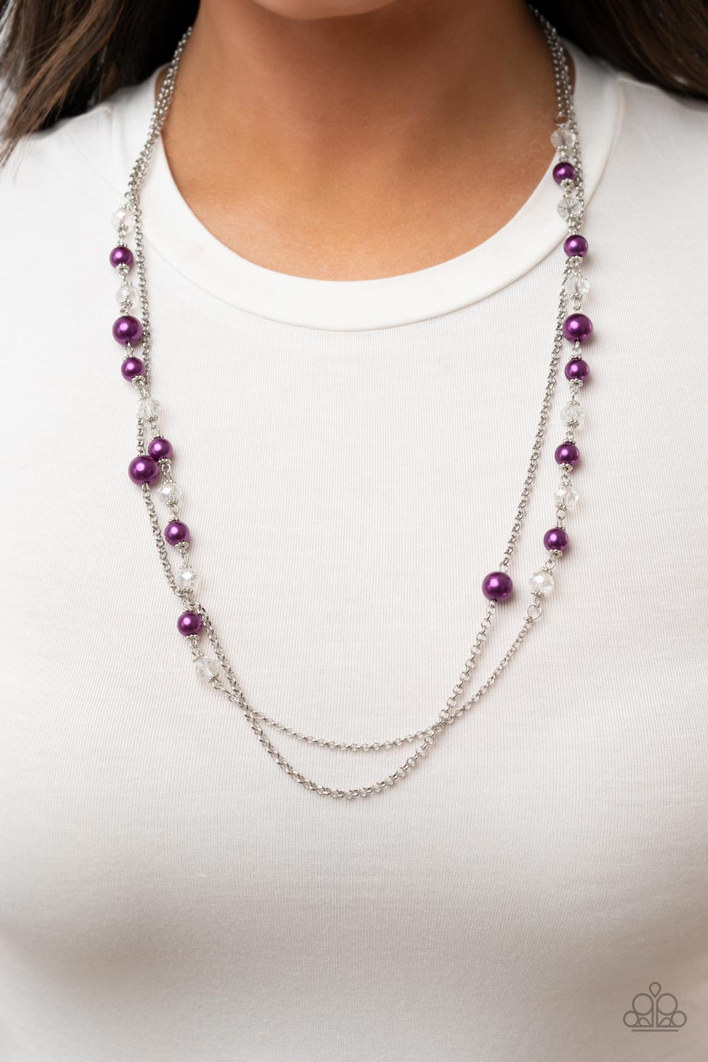 Venice Vanity - Purple Necklace - Paparazzi Accessories