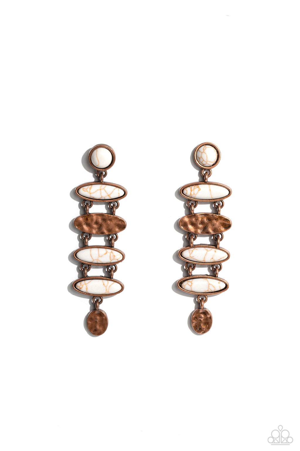 five-dollar-jewelry-rustic-reverie-copper-post earrings-paparazzi-accessories