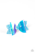 Futuristic Favorite - Blue Hair Clip - Paparazzi Accessories