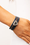 Wildly in Love - Blue Bracelet - Paparazzi Accessories