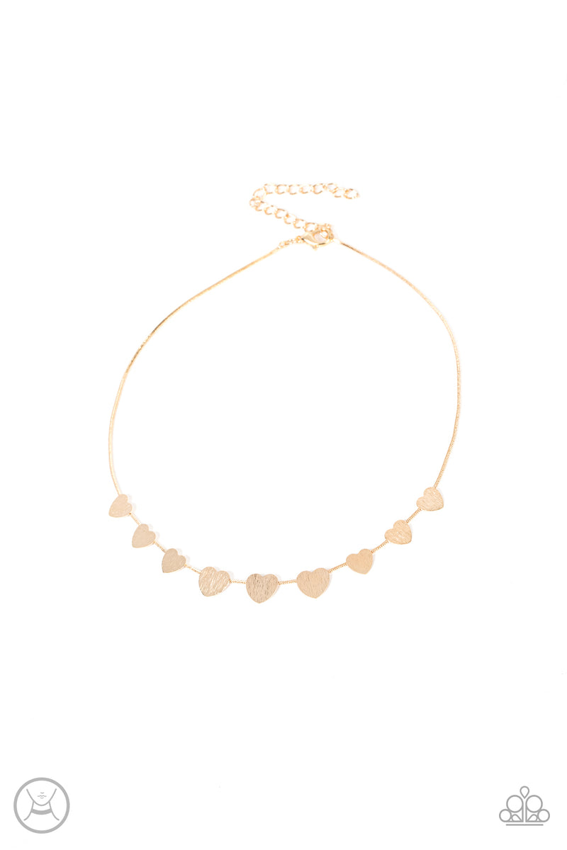 Dainty Desire - Gold Necklace - Paparazzi Accessories