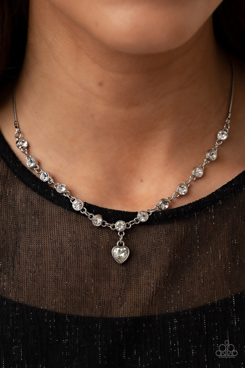 True Love Trinket - White Necklace - Paparazzi Accessories