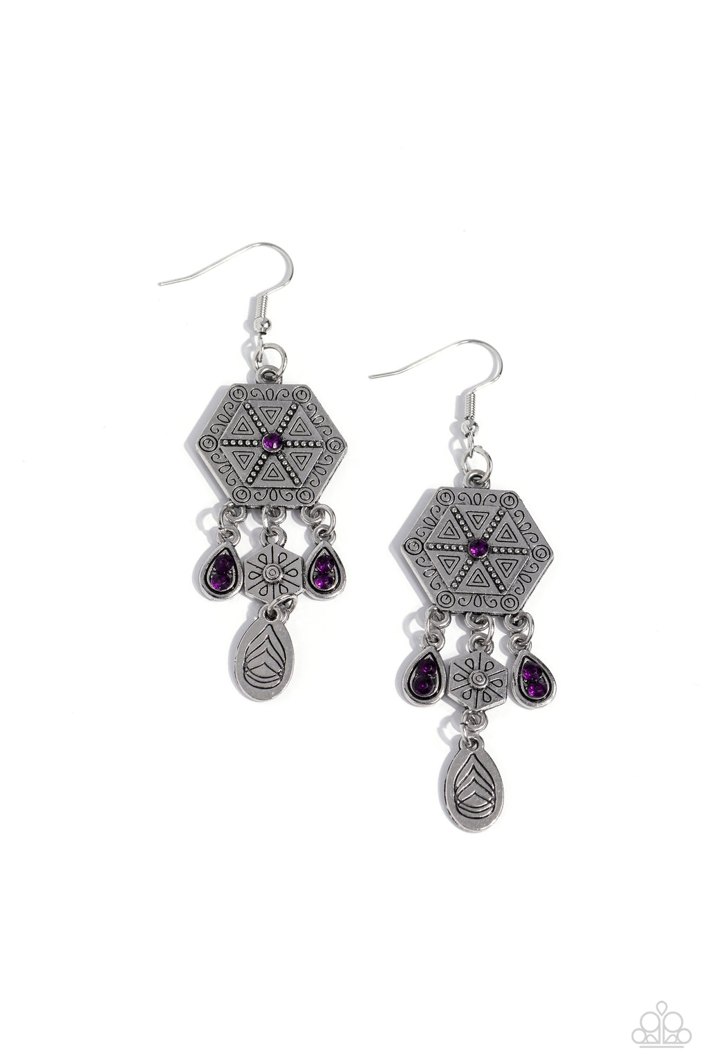 five-dollar-jewelry-dreamcatcher-delight-purple-earrings-paparazzi-accessories
