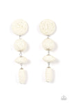 five-dollar-jewelry-twine-tango-white-post earrings-paparazzi-accessories