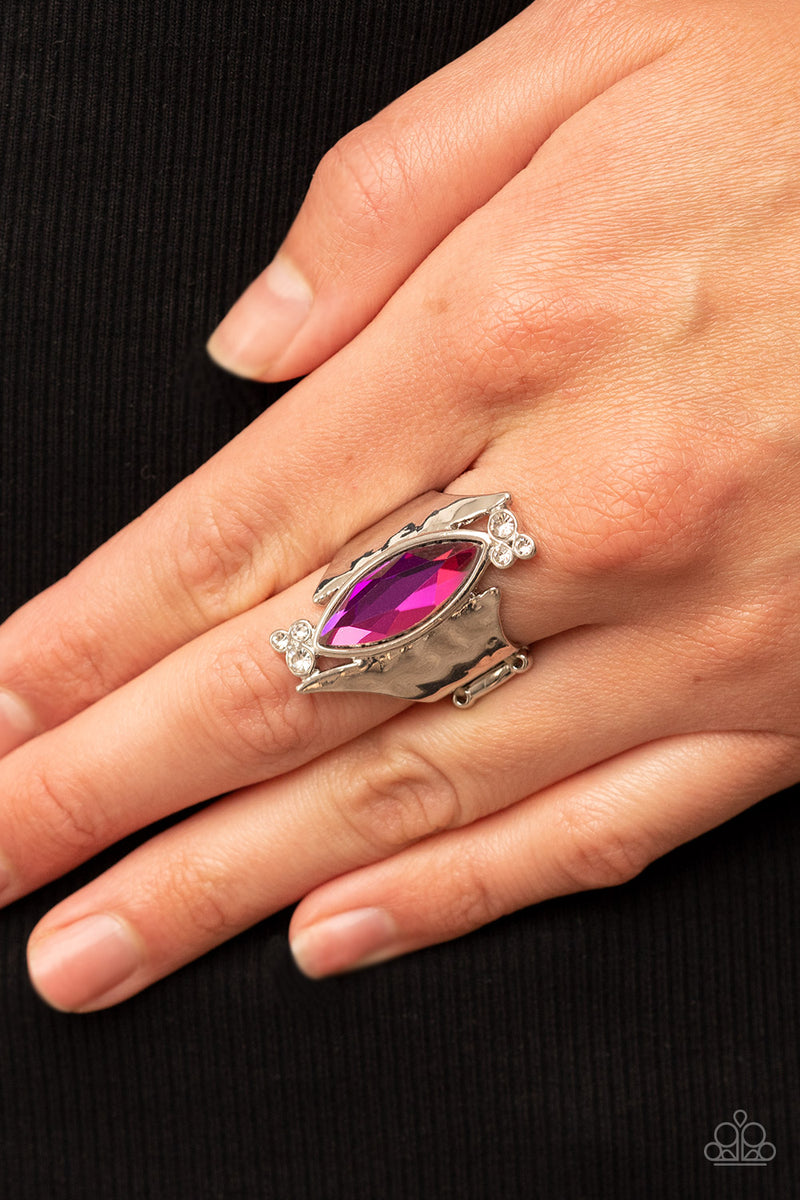 Planetary Paradise - Pink Ring - Paparazzi Accessories