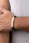 Recreational Remedy - White Bracelet - Paparazzi Accessories