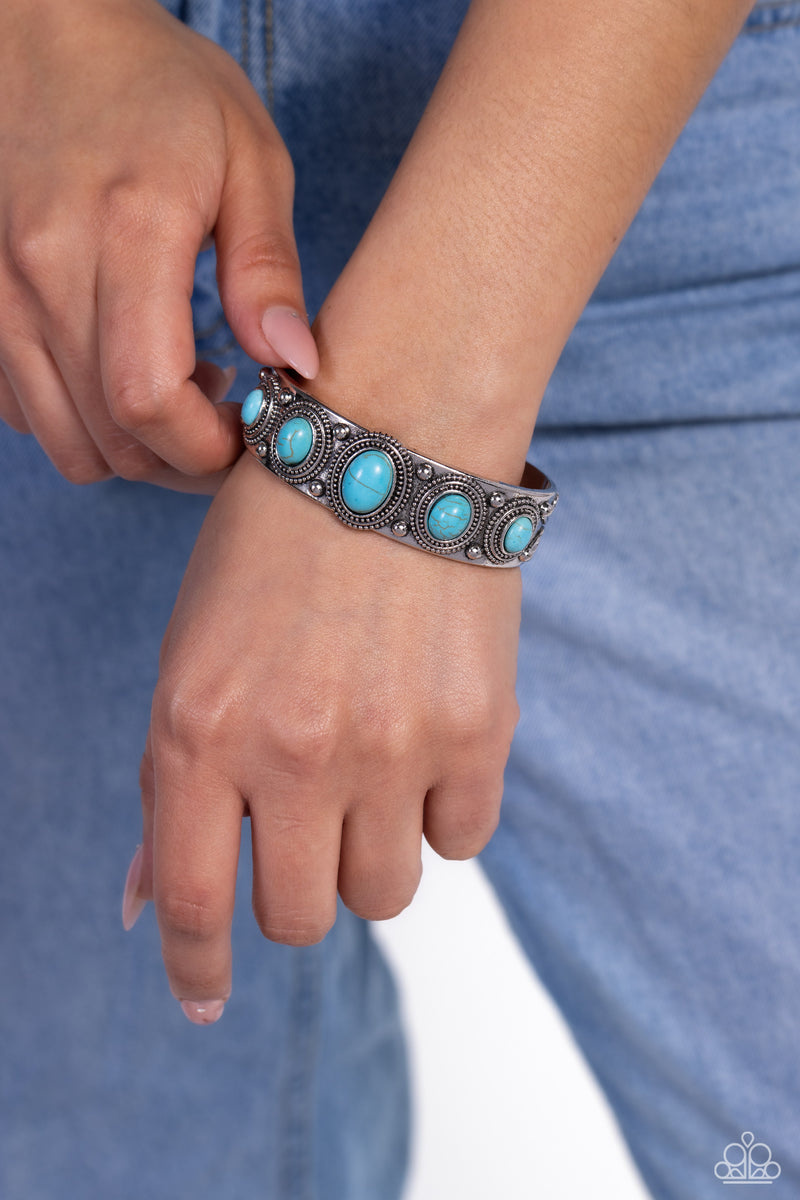 Mesa Mystery - Blue Bracelet - Paparazzi Accessories