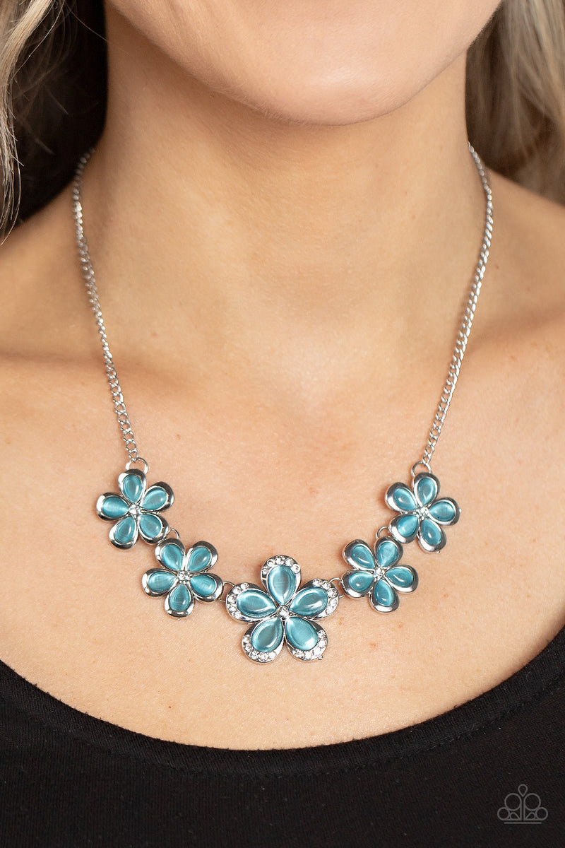 Garden Daydream - Blue Necklace - Paparazzi Accessories