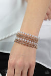 ICE Knowing You - Rose Gold Bracelet - Paparazzi Accessories