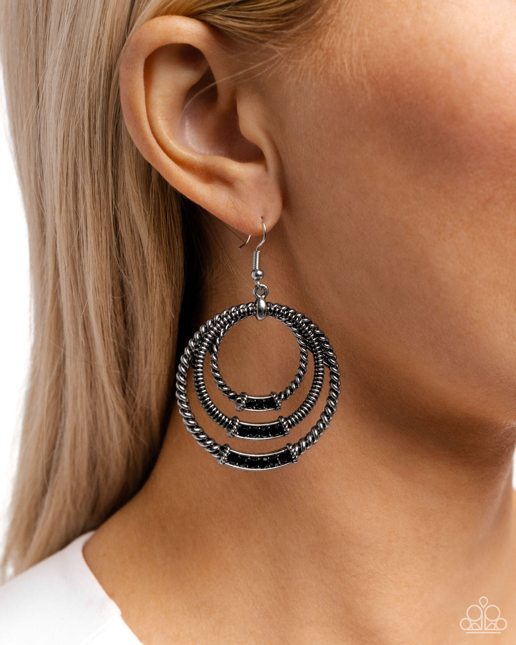 Contemporary Culture - Black Earrings - Paparazzi Accessories