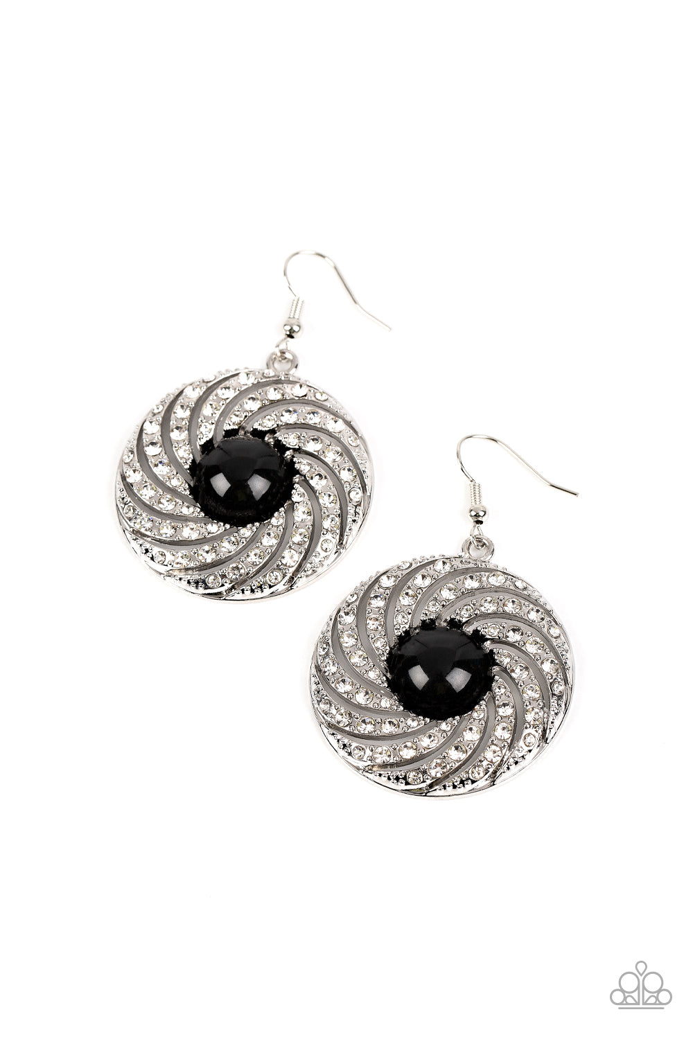 five-dollar-jewelry-vintage-vortex-black-earrings-paparazzi-accessories