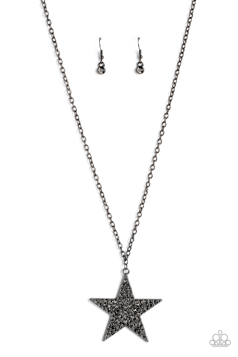 five-dollar-jewelry-rock-star-sparkle-black-necklace-paparazzi-accessories