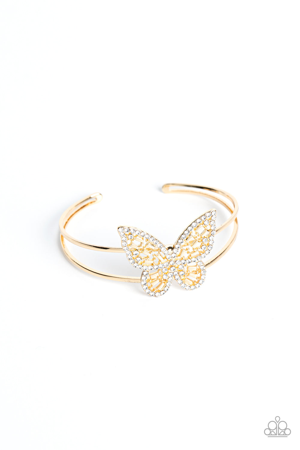 five-dollar-jewelry-butterfly-bella-gold-bracelet-paparazzi-accessories