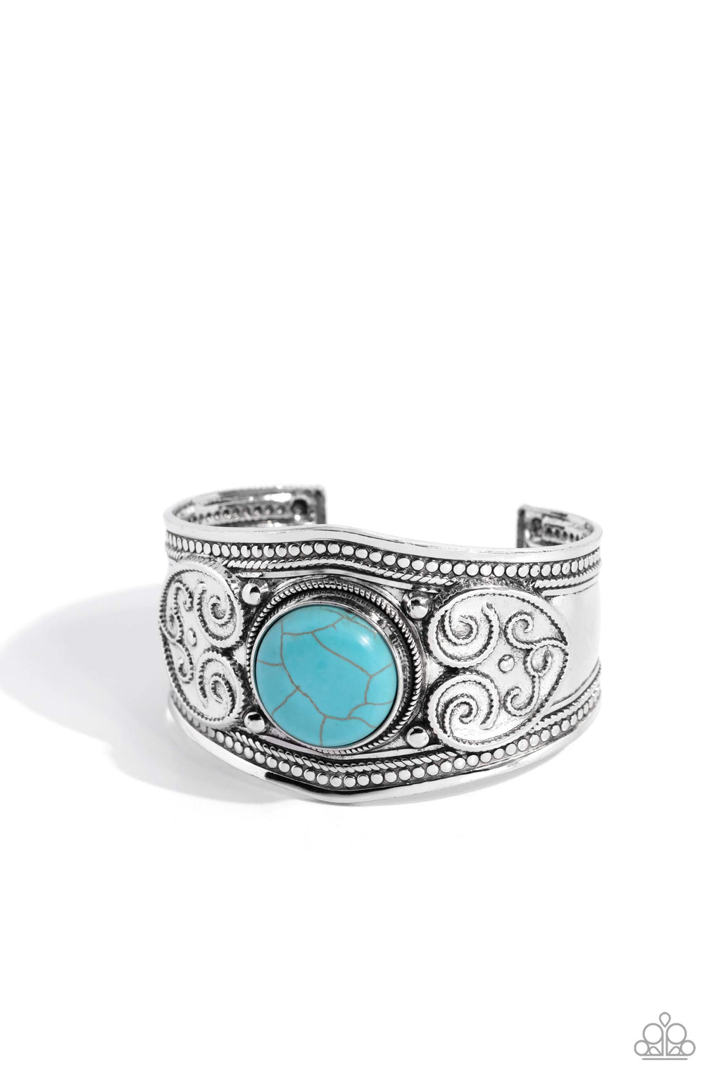 five-dollar-jewelry-prairie-romance-blue-bracelet-paparazzi-accessories