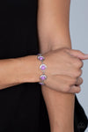 Twinkling Trajectory - Purple Bracelet - Paparazzi Accessories