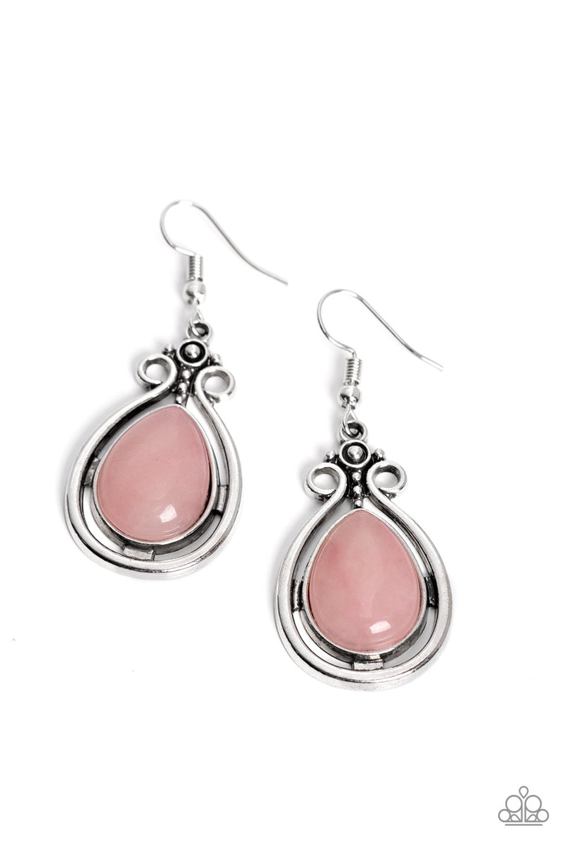 five-dollar-jewelry-mountain-mantra-pink-earrings-paparazzi-accessories