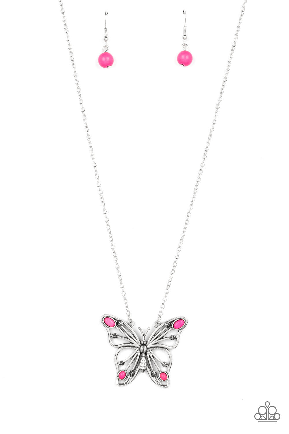 five-dollar-jewelry-badlands-butterfly-pink-necklace-paparazzi-accessories