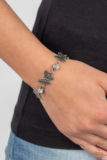 Has a WING to It - White Bracelet - Paparazzi Accessories