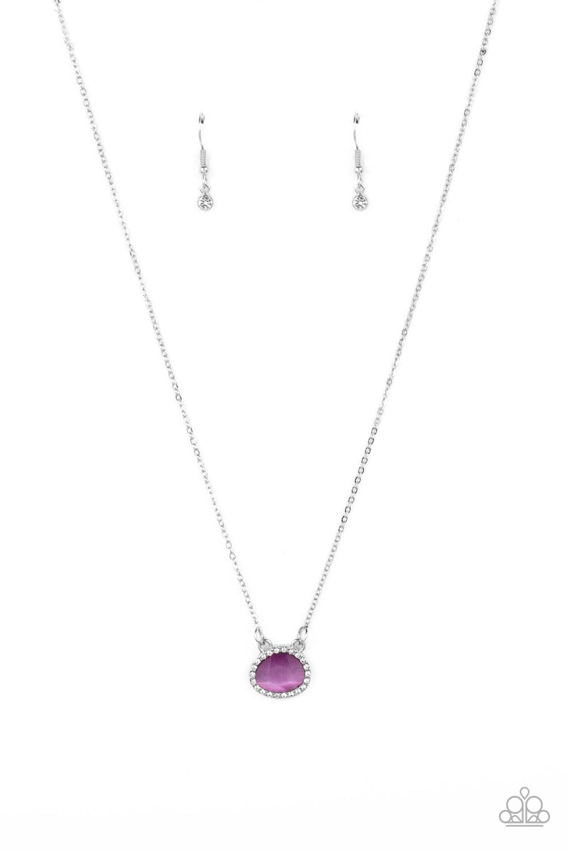 Treasure Me Always - Purple Necklace - Paparazzi Accessories