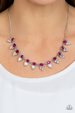 Razor-Sharp Refinement - Pink Necklace - Paparazzi Accessories