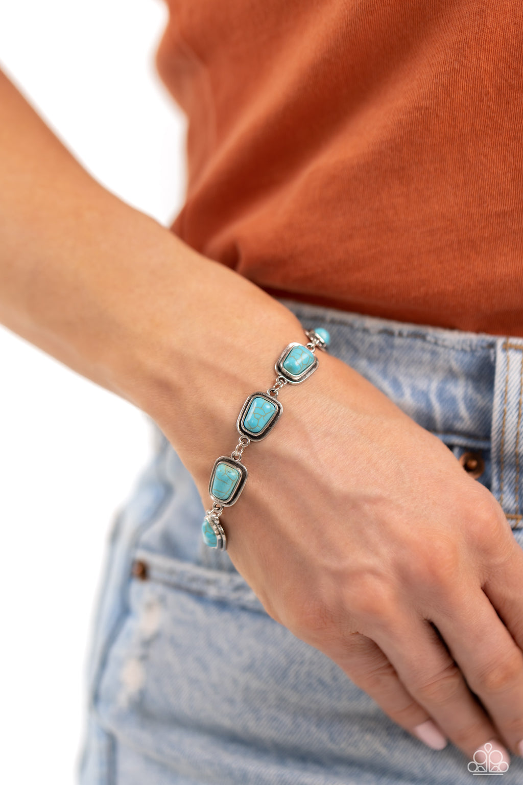 Chasing Canyons - Blue Bracelet - Paparazzi Accessories