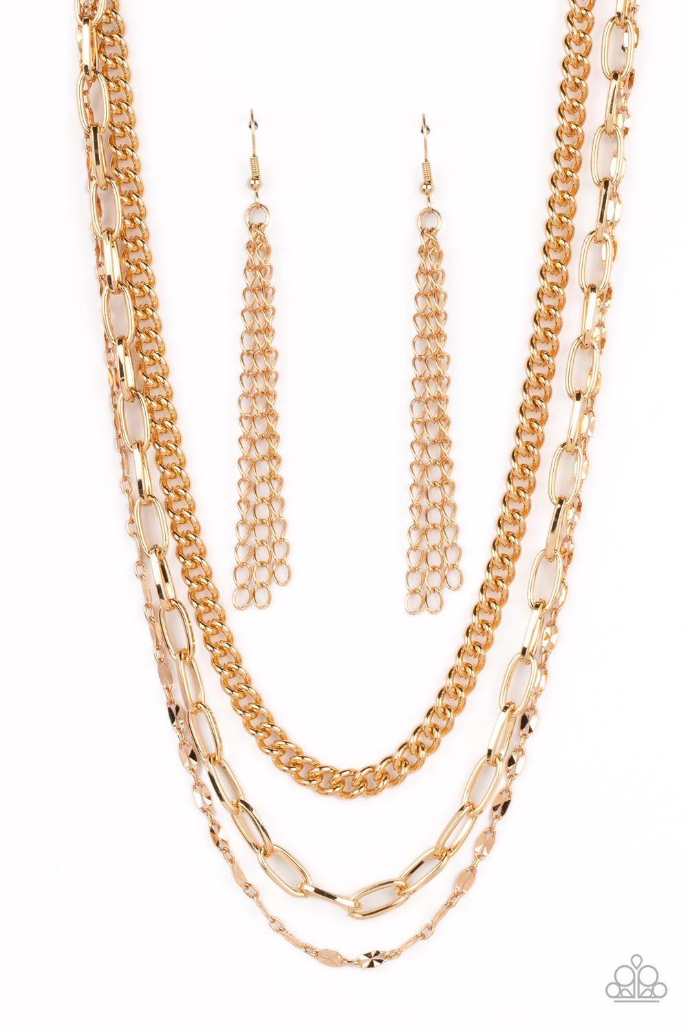 five-dollar-jewelry-galvanized-grit-gold-necklace-paparazzi-accessories