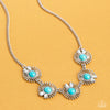 Fully Solar-Powered - Blue Necklace - Paparazzi Accessories