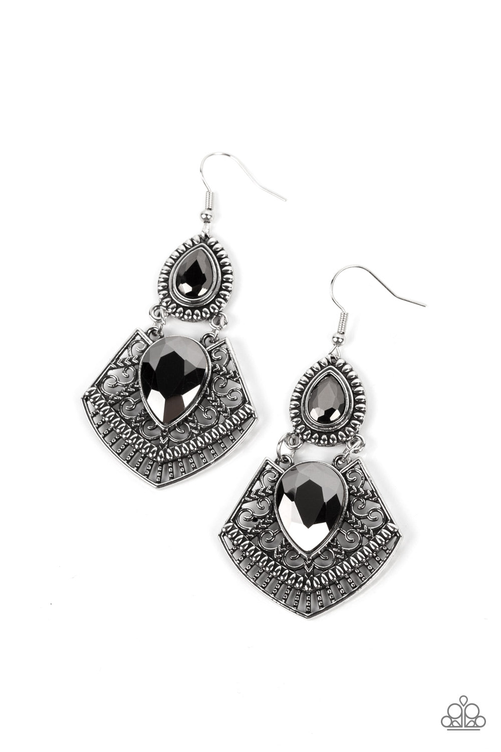 five-dollar-jewelry-royal-remix-silver-earrings-paparazzi-accessories