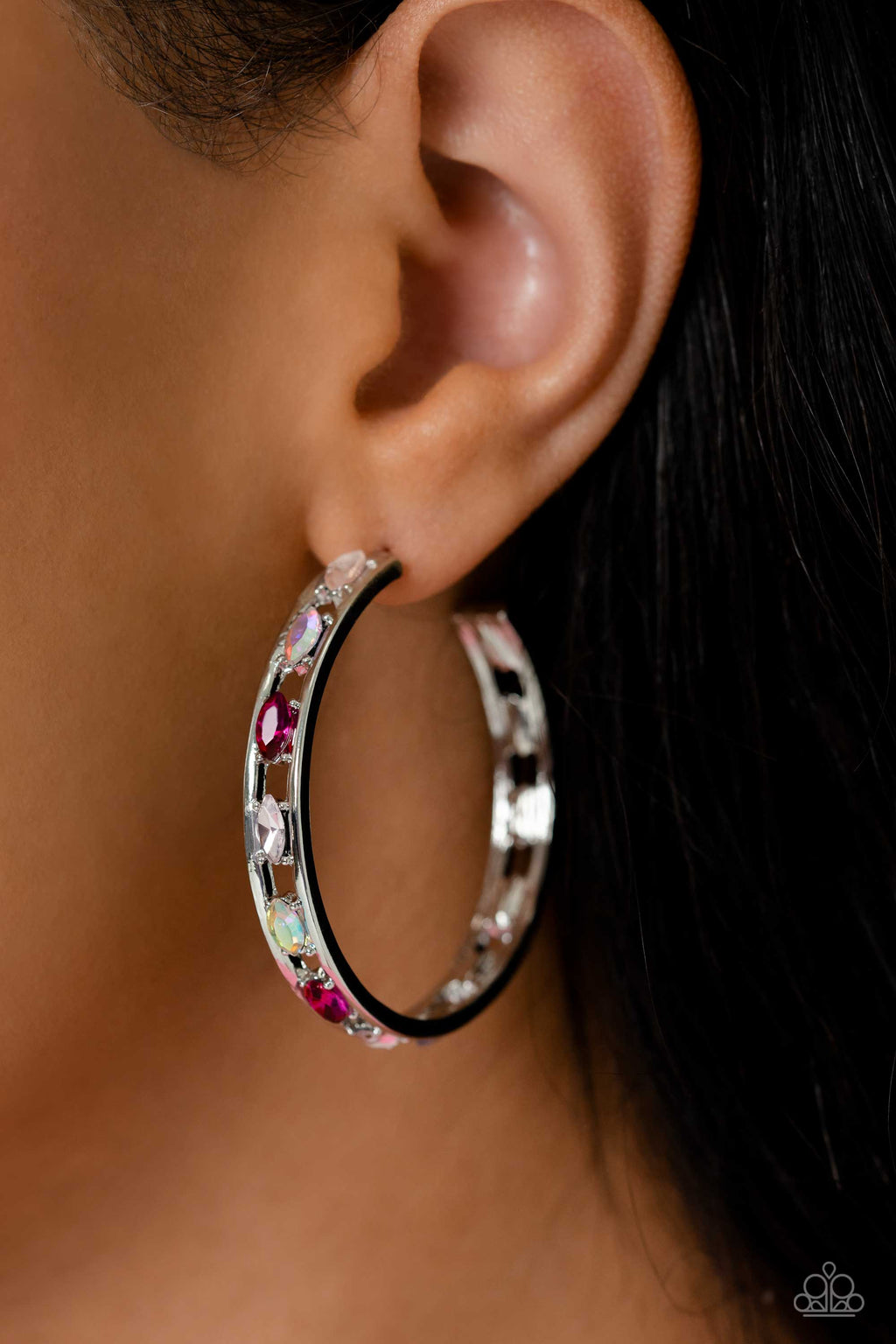 The Gem Fairy - Pink Earrings - Paparazzi Accessories