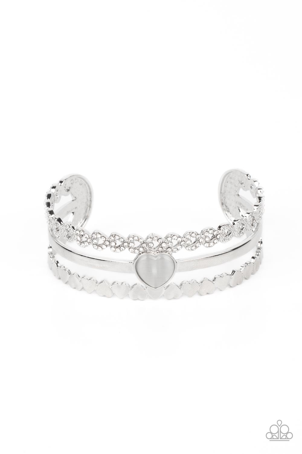 five-dollar-jewelry-you-win-my-heart-white-bracelet-paparazzi-accessories