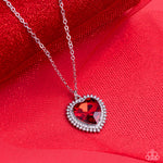 Sweethearts Stroll - Red Necklace - Paparazzi Accessories