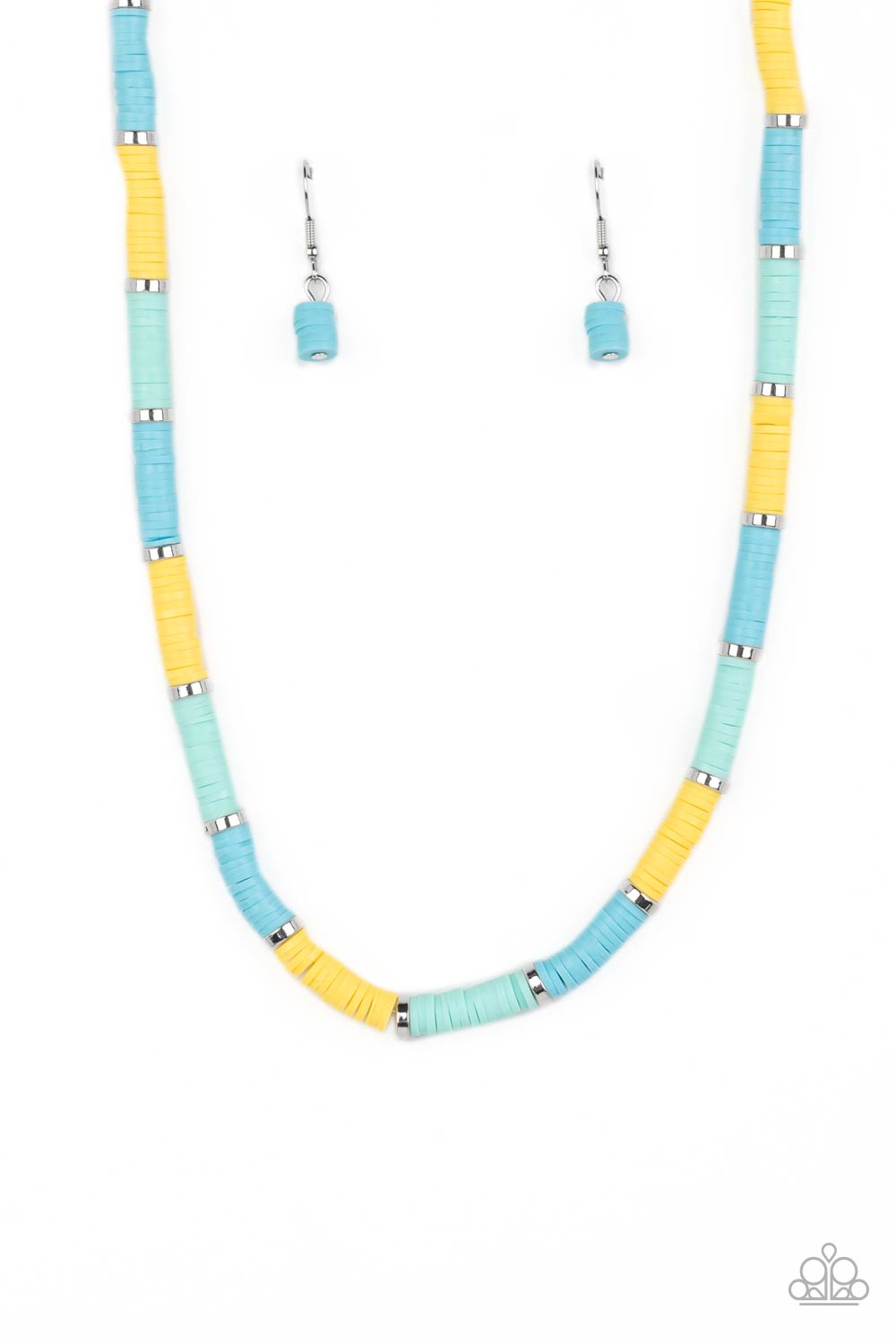 five-dollar-jewelry-rainbow-road-blue-necklace-paparazzi-accessories