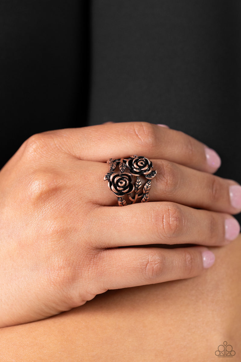Anything ROSE - Copper Ring - Paparazzi Accessories