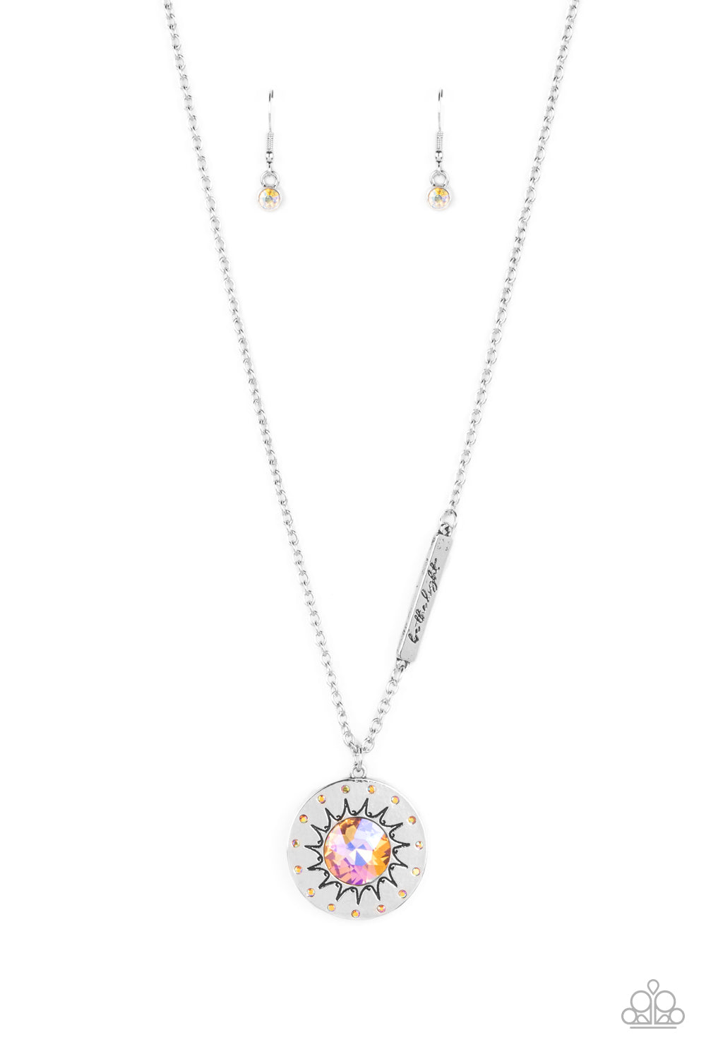five-dollar-jewelry-sundial-dance-orange-necklace-paparazzi-accessories