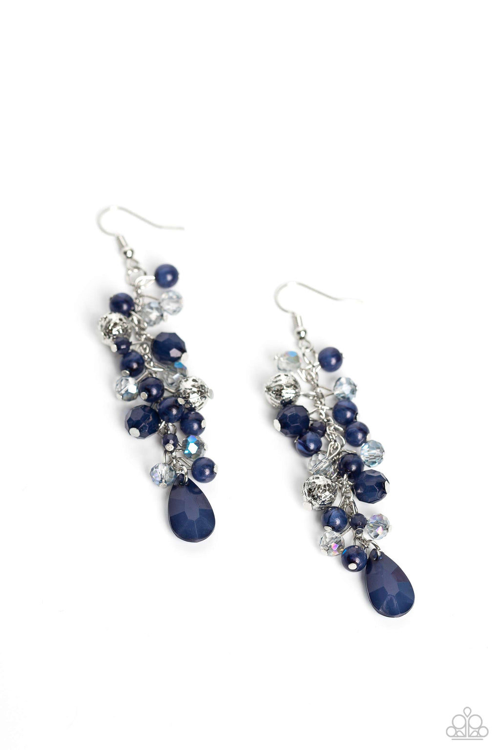 five-dollar-jewelry-cheeky-cascade-blue-earrings-paparazzi-accessories