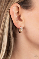 Starfish Showpiece - Gold Earrings - Paparazzi Accessories