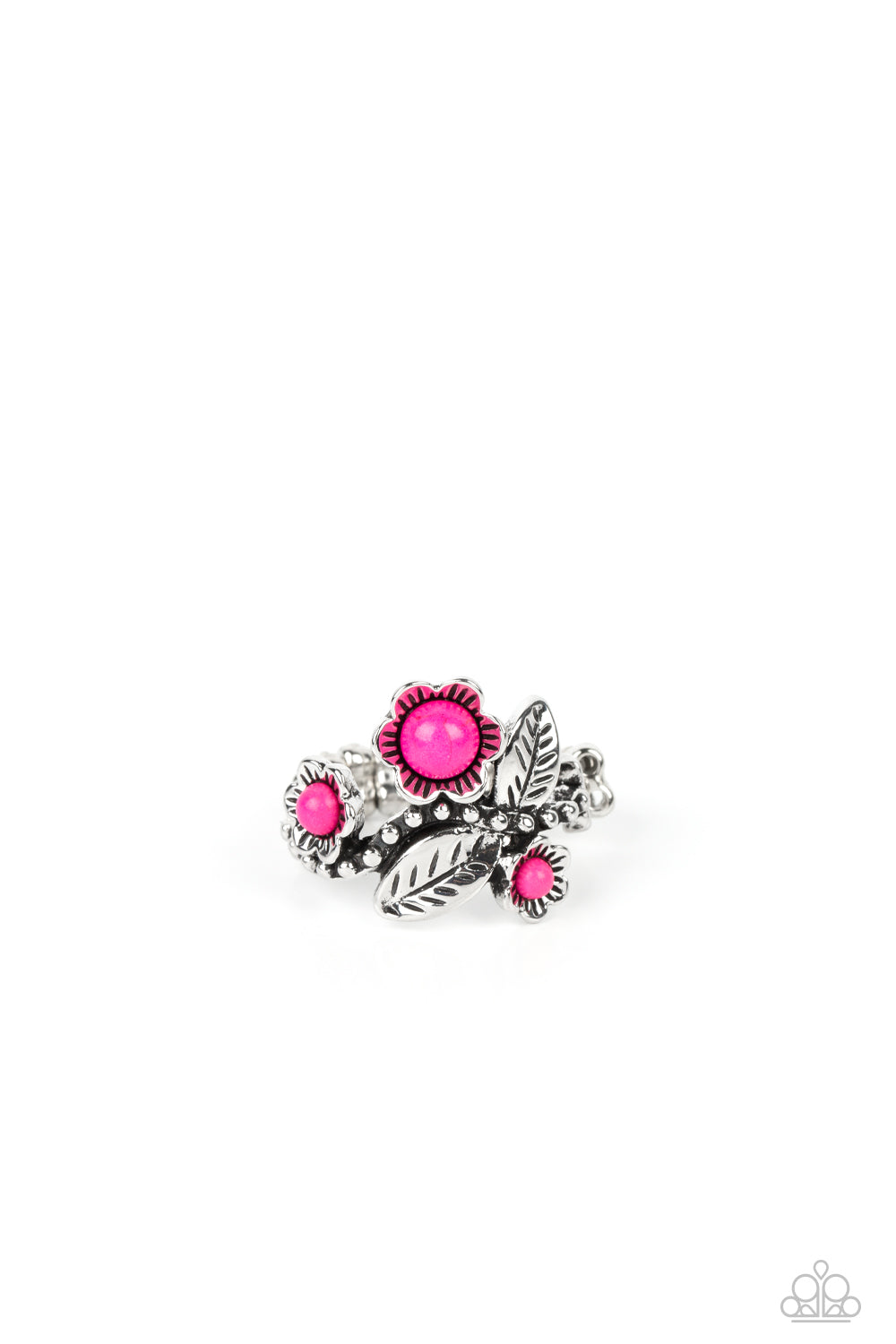 five-dollar-jewelry-wonderland-wildflower-pink-ring-paparazzi-accessories