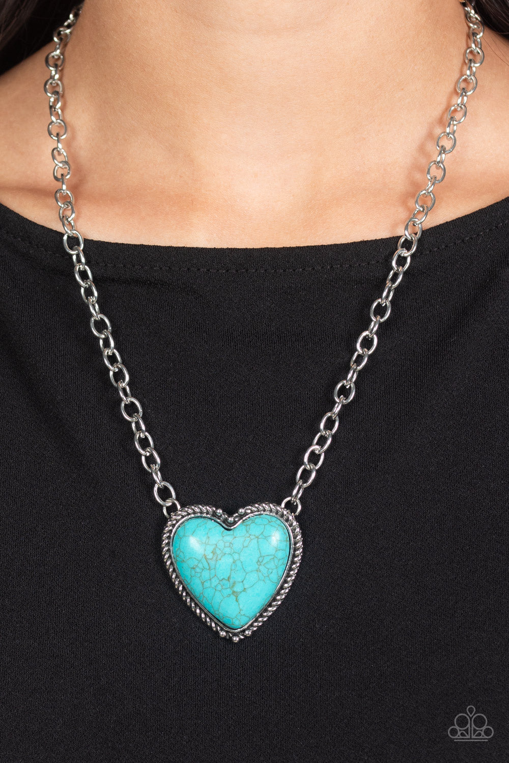 Authentic Admirer - Blue Necklace - Paparazzi Accessories